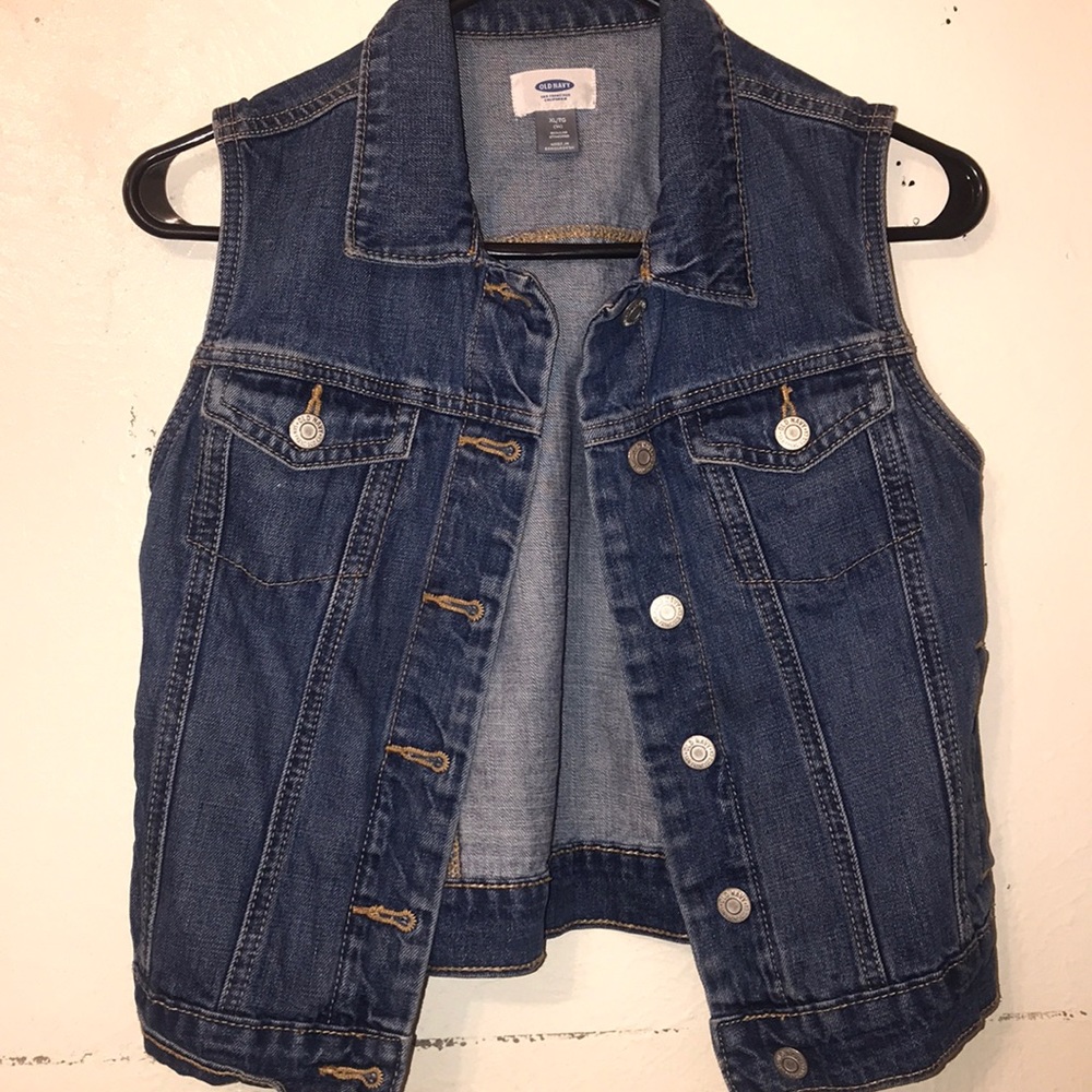 jean jacket vest